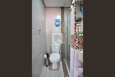 Banheiro Social de apartamento à venda com 1 quarto, 45m² em Demarchi, São Bernardo do Campo