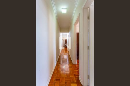 Corredor Dormitórios de apartamento para alugar com 3 quartos, 180m² em Vila Santa Teresa, Santo André