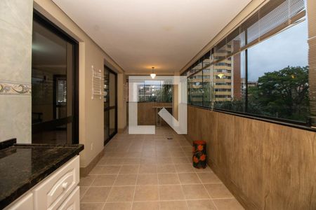 Varanda da Sala de apartamento à venda com 3 quartos, 144m² em Bela Vista, Porto Alegre