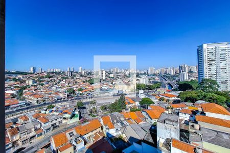 varanda vista de apartamento à venda com 1 quarto, 32m² em Jardim da Glória, São Paulo