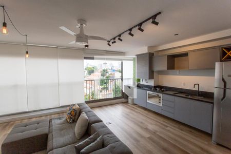 Sala/Cozinha/Area de Serviço de apartamento para alugar com 2 quartos, 60m² em Chácara Inglesa, São Paulo