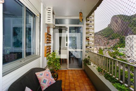 Varanda da Sala de apartamento à venda com 3 quartos, 117m² em São Conrado, Rio de Janeiro