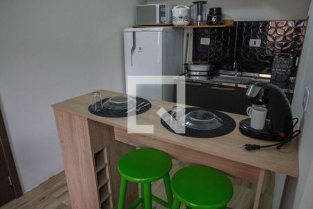 Sala/Cozinha de kitnet/studio para alugar com 1 quarto, 20m² em Bom Retiro, São Paulo