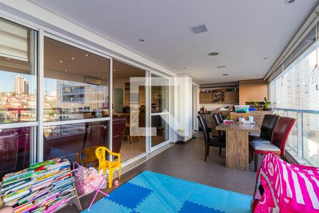 Varanda gourmet de apartamento à venda com 4 quartos, 170m² em Aclimação, São Paulo