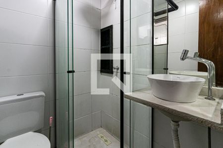 Banheiro de casa de condomínio à venda com 1 quarto, 38m² em Vila Ré, São Paulo