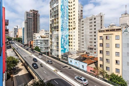 Vista de apartamento à venda com 2 quartos, 33m² em Vila Buarque, São Paulo
