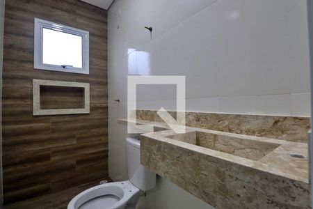 Banheiro da Suíte 1 de apartamento à venda com 3 quartos, 144m² em Vila Curuçá, Santo André