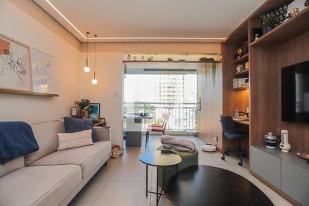 Sala de apartamento para alugar com 1 quarto, 52m² em Perdizes, São Paulo