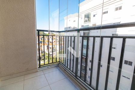 Varanda da Sala de apartamento para alugar com 2 quartos, 58m² em Vila Polopoli, São Paulo