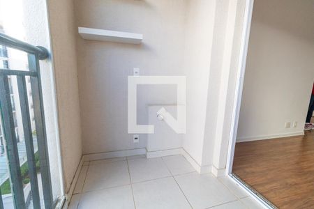 Varanda da Sala de apartamento para alugar com 2 quartos, 58m² em Vila Polopoli, São Paulo