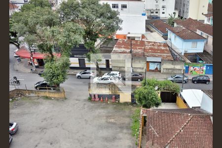 Vista da Varanda de kitnet/studio para alugar com 1 quarto, 36m² em Encruzilhada, Santos