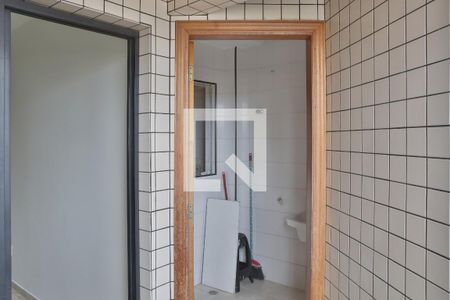 Varanda de kitnet/studio para alugar com 1 quarto, 36m² em Encruzilhada, Santos