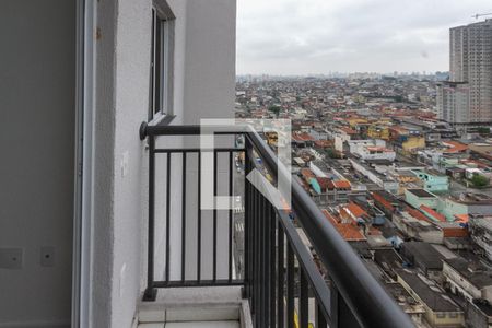 Varanda da Sala de apartamento para alugar com 2 quartos, 38m² em Vila Tolstoi, São Paulo