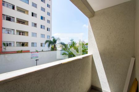 Varanda da sala de apartamento para alugar com 3 quartos, 89m² em Vila Gilda, Santo André