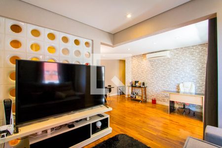 Sala de apartamento para alugar com 3 quartos, 89m² em Vila Gilda, Santo André