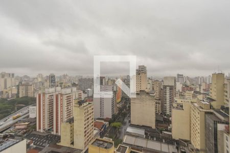 Vista da Sala de apartamento à venda com 2 quartos, 70m² em República, São Paulo