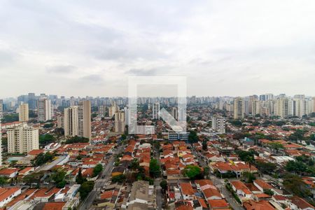 Vista da Varanda de apartamento à venda com 1 quarto, 45m² em Brooklin Paulista, São Paulo