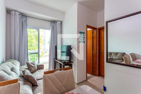 Sala de apartamento à venda com 2 quartos, 38m² em Vila Bela Vista, Santo André