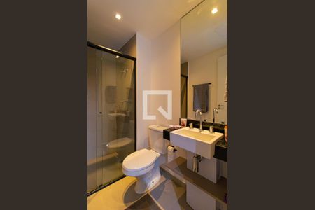 Studio para alugar com 30m², 1 quarto e sem vaga Studio para alugar com 30m², 1 quarto e sem vagaBanheiro