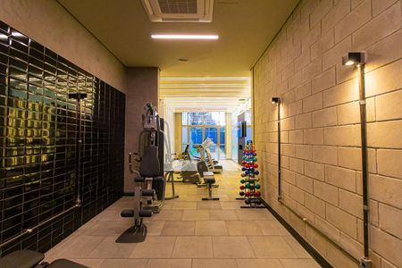 Studio para alugar com 30m², 1 quarto e sem vaga Studio para alugar com 30m², 1 quarto e sem vagaÁrea comum - Academia