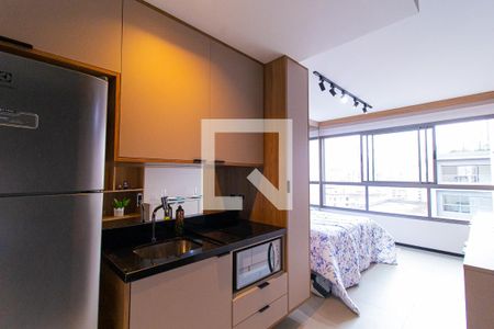 Studio para alugar com 30m², 1 quarto e sem vaga Studio para alugar com 30m², 1 quarto e sem vagaCozinha