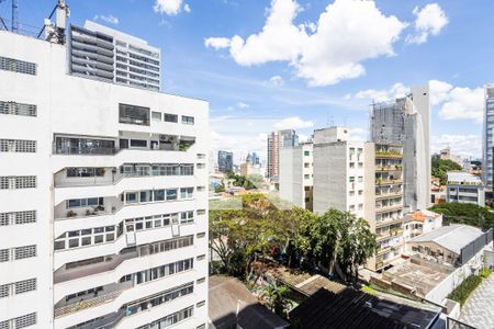 Vista da Varanda de apartamento à venda com 1 quarto, 35m² em Pinheiros, São Paulo