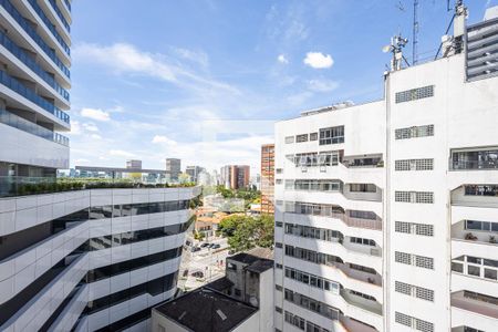 Vista da Varanda de apartamento à venda com 1 quarto, 35m² em Pinheiros, São Paulo