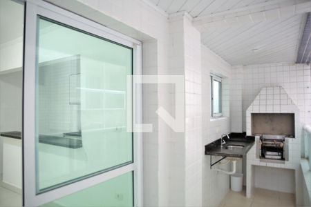 Varanda gourmet de apartamento para alugar com 2 quartos, 72m² em  Vila Caiçara, Praia Grande