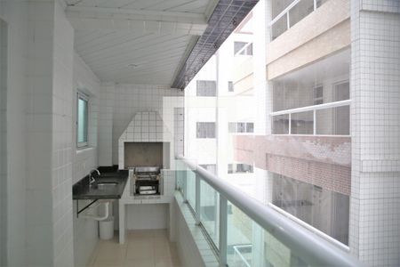 Varanda gourmet de apartamento para alugar com 2 quartos, 72m² em  Vila Caiçara, Praia Grande