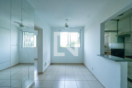 Sala de apartamento para alugar com 2 quartos, 45m² em Jardim Urano, São José do Rio Preto 