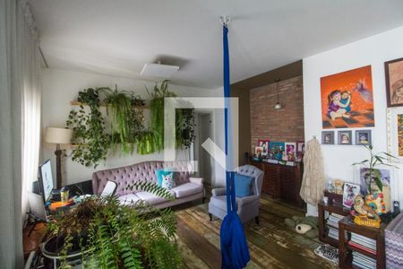 Sala de Estar de apartamento à venda com 3 quartos, 132m² em Tamboré, Santana de Parnaíba