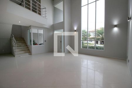 Sala de casa de condomínio para alugar com 4 quartos, 421m² em Jardim Residencial Sunset Village, Sorocaba