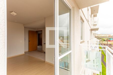 Varanda da Sala de apartamento para alugar com 2 quartos, 48m² em Santo Afonso, Novo Hamburgo