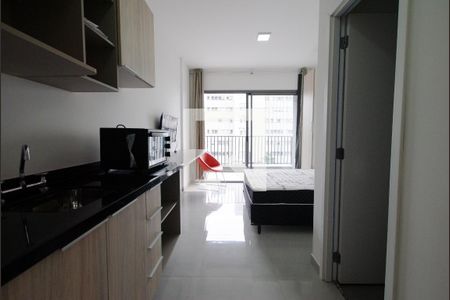 Cozinha de kitnet/studio à venda com 1 quarto, 27m² em Vila Mariana, São Paulo