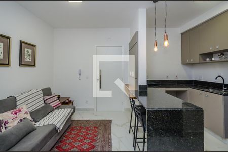 Sala de apartamento à venda com 1 quarto, 34m² em Estoril, Belo Horizonte