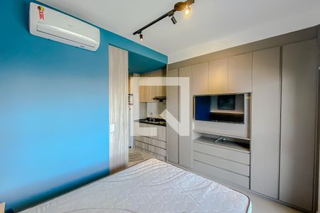 Sala e QUarto de kitnet/studio para alugar com 1 quarto, 24m² em Belenzinho, São Paulo