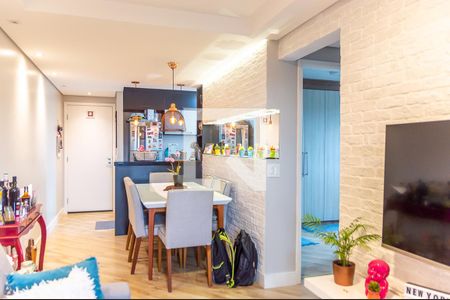 Sala de apartamento para alugar com 2 quartos, 53m² em Demarchi, São Bernardo do Campo