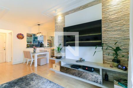 Sala de apartamento para alugar com 2 quartos, 82m² em Real Parque, São Paulo