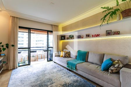 Sala de apartamento para alugar com 2 quartos, 82m² em Real Parque, São Paulo