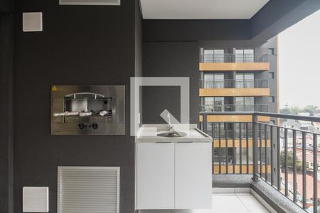 Varanda Gourmet  de apartamento à venda com 2 quartos, 60m² em Vila Esperança, São Paulo