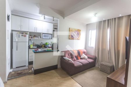 Sala de estar de apartamento à venda com 2 quartos, 55m² em Vila Planalto, São Bernardo do Campo