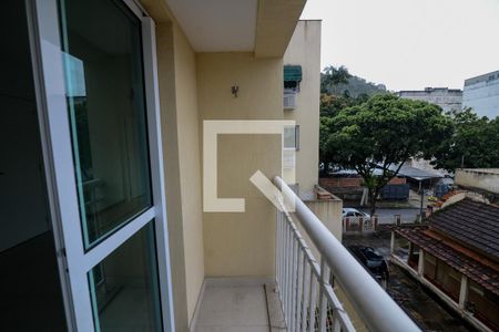 Varanda da Sala de apartamento para alugar com 1 quarto, 50m² em Vila Isabel, Rio de Janeiro