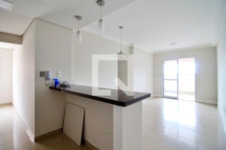 Sala/Cozinha de apartamento à venda com 3 quartos, 75m² em Campestre, Santo André