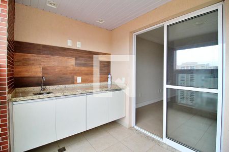 Varanda da Sala de apartamento à venda com 3 quartos, 75m² em Campestre, Santo André