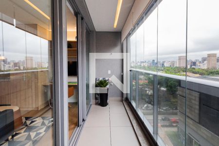 Varanda de apartamento para alugar com 1 quarto, 31m² em Pinheiros, São Paulo