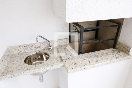 Varanda da Sala de apartamento à venda com 2 quartos, 59m² em Campestre, Santo André