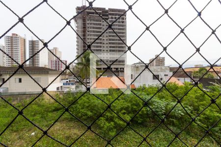 Vista da sala de apartamento para alugar com 1 quarto, 50m² em Aviação, Praia Grande