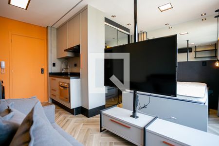 Studio - Sala/Quarto de kitnet/studio para alugar com 1 quarto, 26m² em Santana, São Paulo