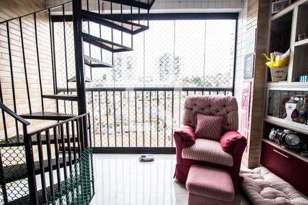 Sacada da Sala de apartamento à venda com 3 quartos, 173m² em Cidade São Francisco, São Paulo