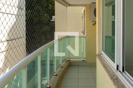 Varanda da sala de apartamento para alugar com 3 quartos, 79m² em Pechincha, Rio de Janeiro